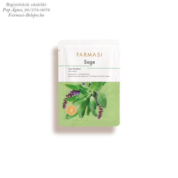 Farmasi Hajmaszk zsályával - Erősítés vékony szálú hajra 30ml