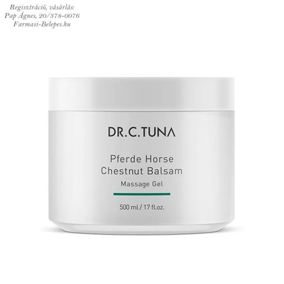 Farmasi Dr. C. TUNA Masszázs zselé Double Effect vadgesztenyével, 500 ml