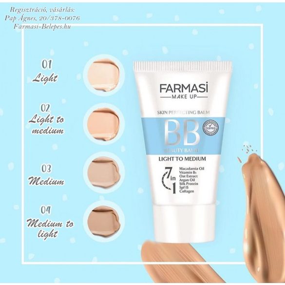 FARMASI Hatékony BB krém 7 az 1-ben - light