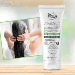   Dr. C. Tuna VITALIZING Hajpakolás minden hajtípusra fekete köménymag-olajjal, 200 ml