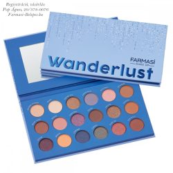 Farmasi Wanderlust szemhéjfesték paletta, 18 árnyalat