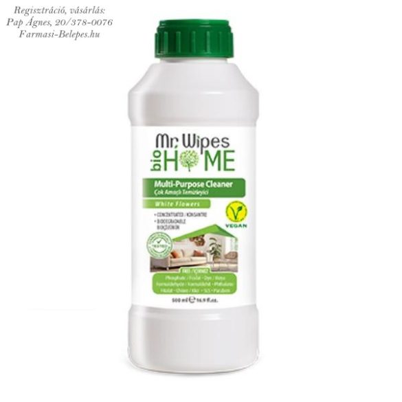 Mr. Wipes többcélú tisztító koncentrátum, fehérvirág illat