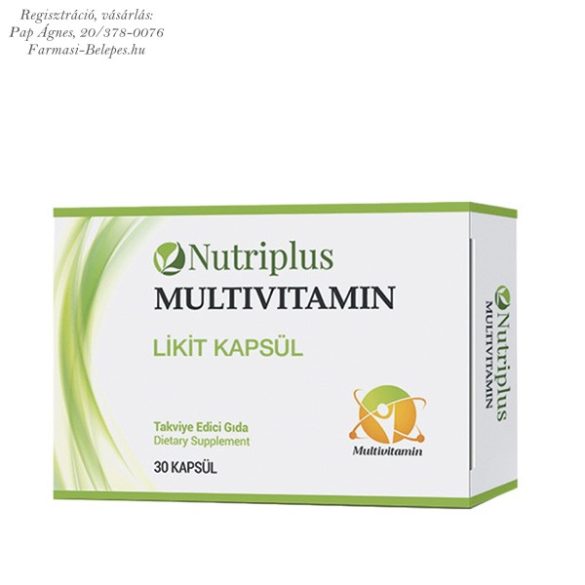 Farmasi NUTRIPLUS Multivitamin kapszula, 30 db