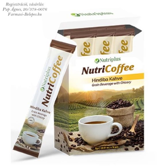 Farmasi NUTRIPLUS NutriCoffee cikória kávé, 16*2g