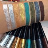 Farmasi csillámporos és fémes szemhéjtus, több színárnyalat