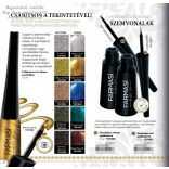 Farmasi csillámporos és fémes szemhéjtus, több színárnyalat