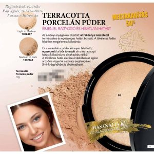 Farmasi TerraCotta porcelán púder, több színárnyalat